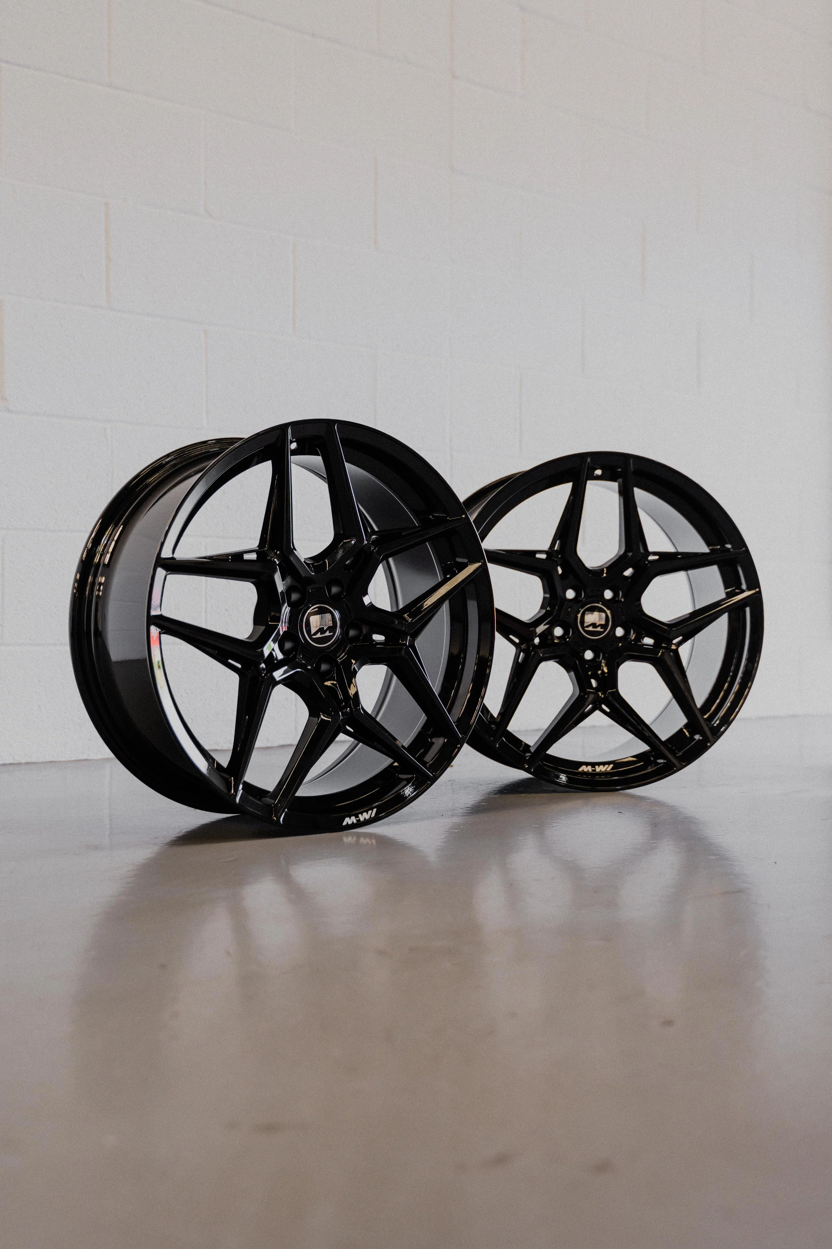 BMW 3/4 Series F30 F31 F32 F36 M-W1 20" Precision Black Motech Wheel - Image 4
