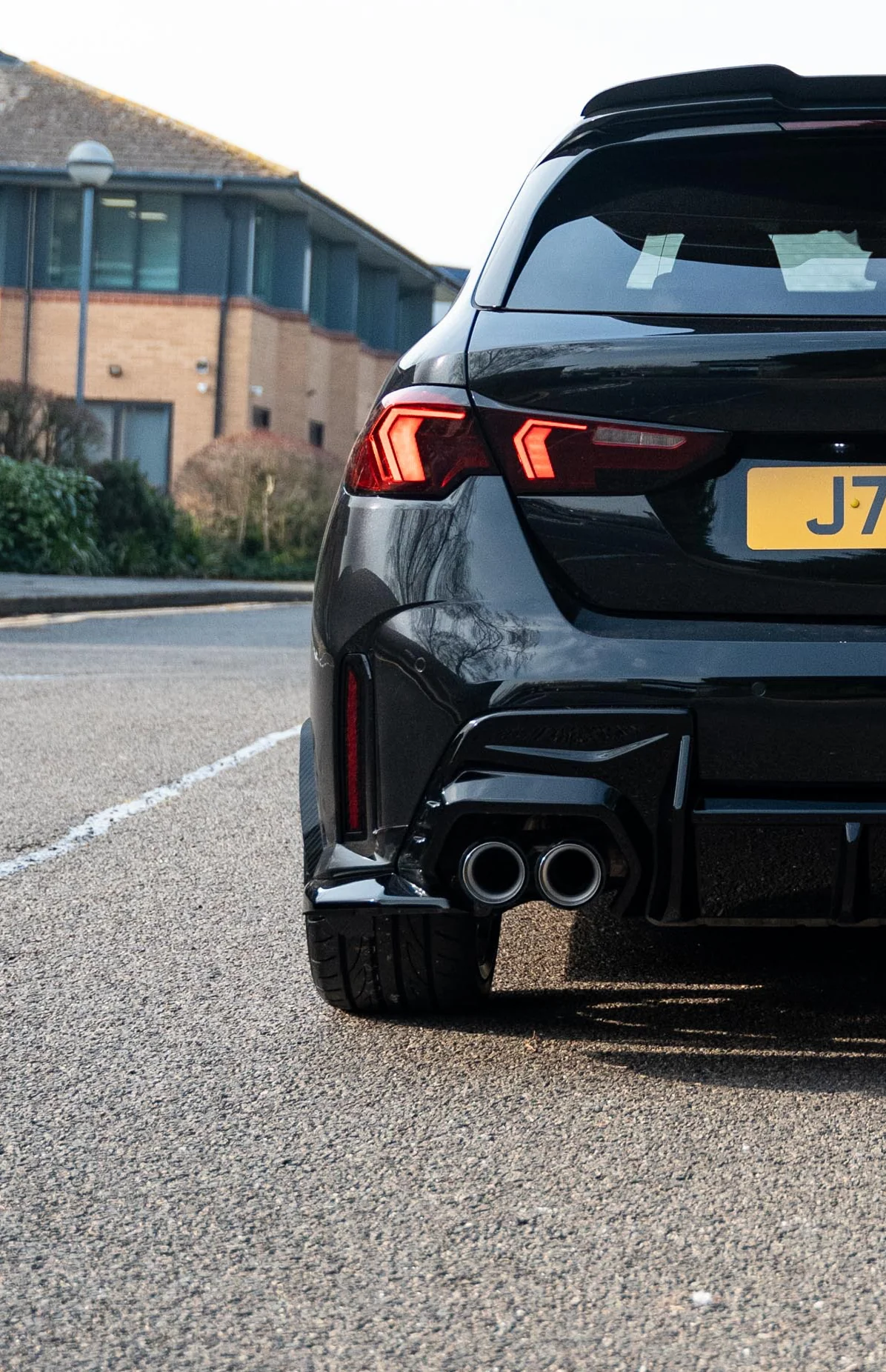 BMW F70 M135 Maxton Design Rear Side Splitters - Image 2