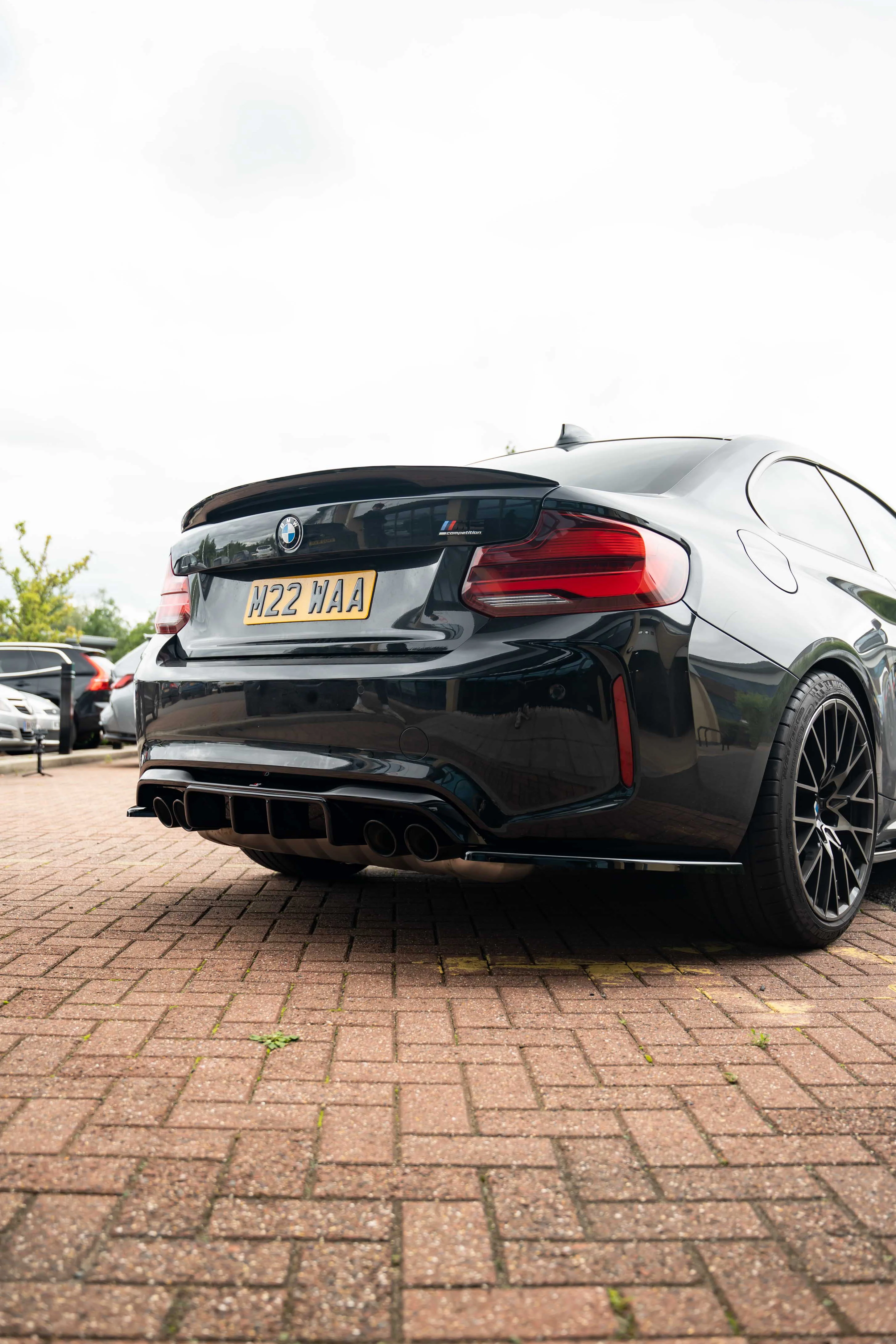 BMW F87 M2 Competition Maxton Design Rear Side Splitters - Image 2