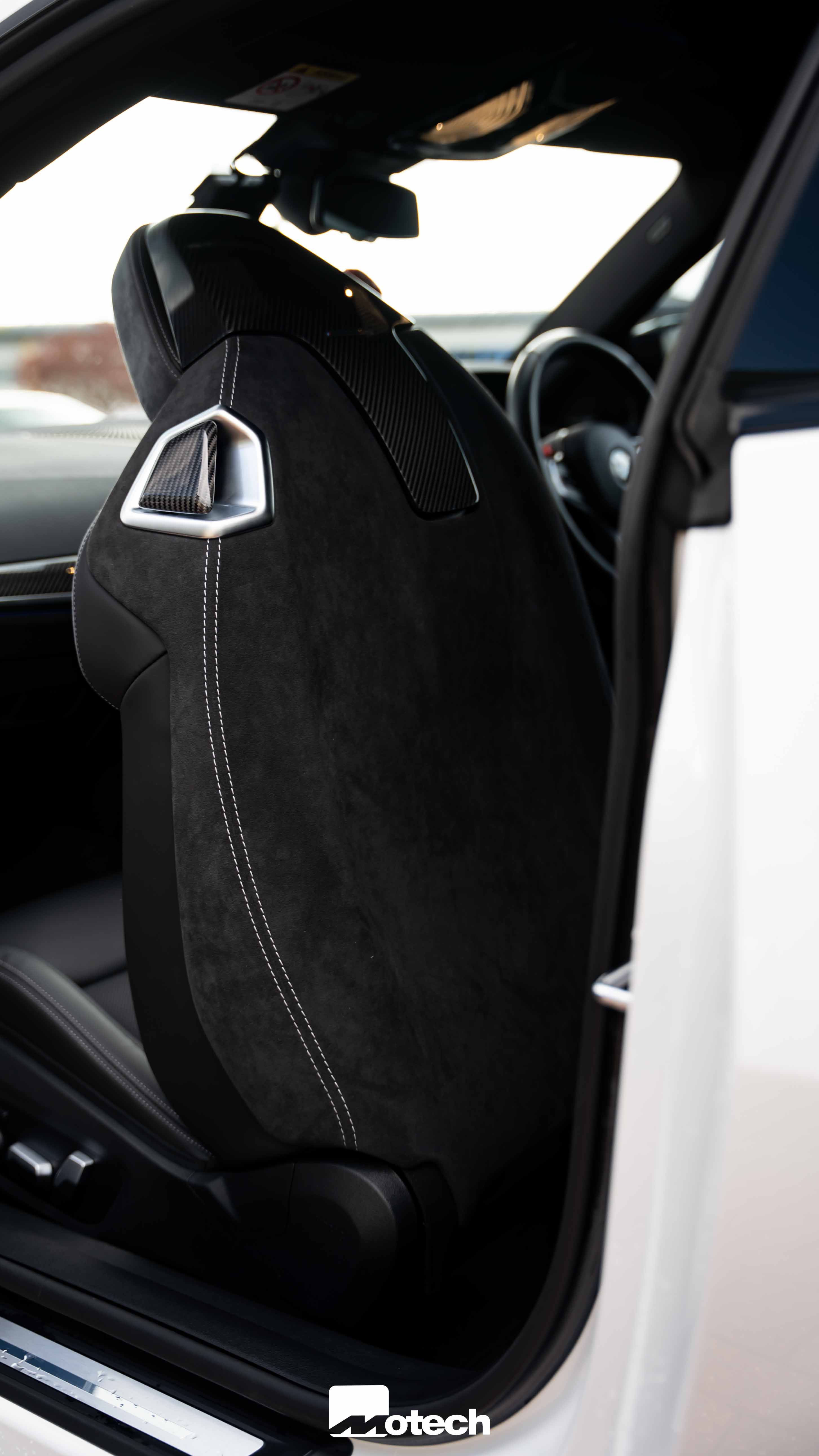 BMW G82/G83 M4 M Performance Satin Carbon Seat Backs - Image 2