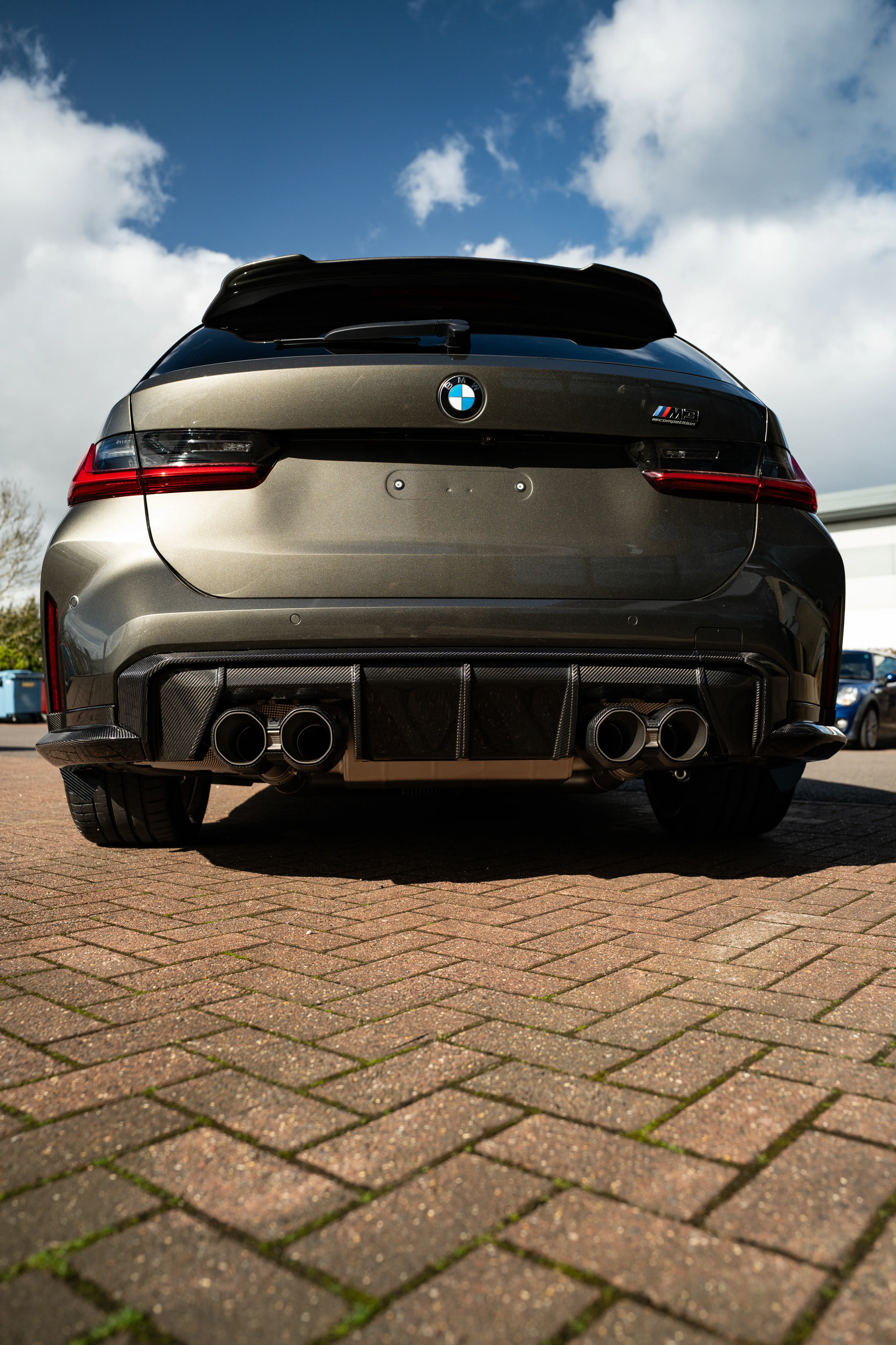 BMW M3 G80 G81 Slip on line Akrapovic Titanium Exhaust - Image 4