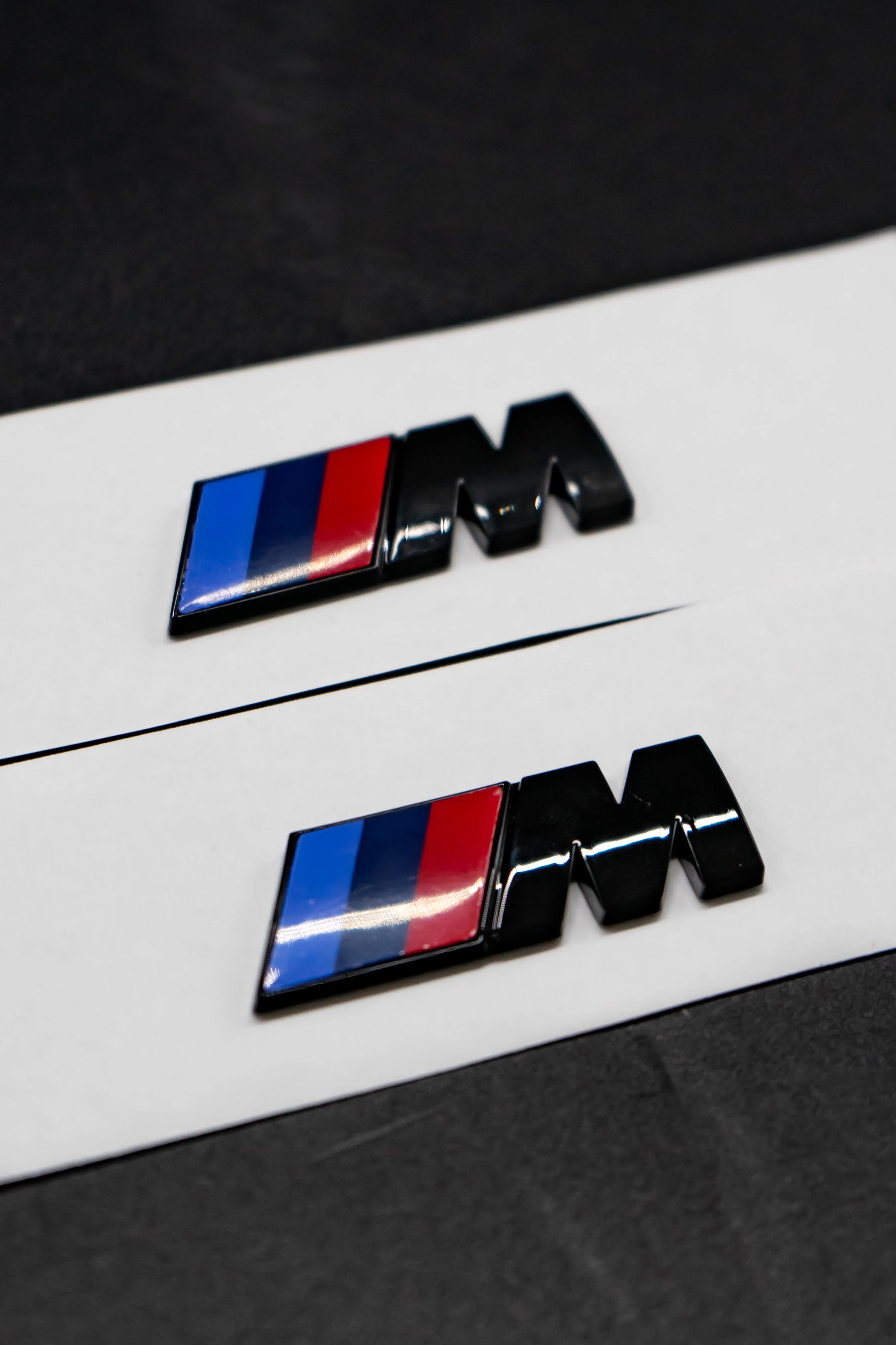 BMW Genuine Gloss Black M Wing Badges - Image 3