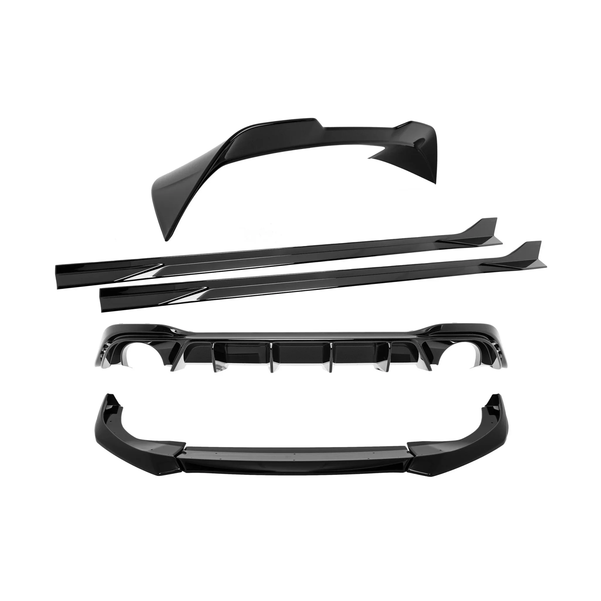 Golf GTI MK8 ZAERO Gloss Black Body Kit - Image 5