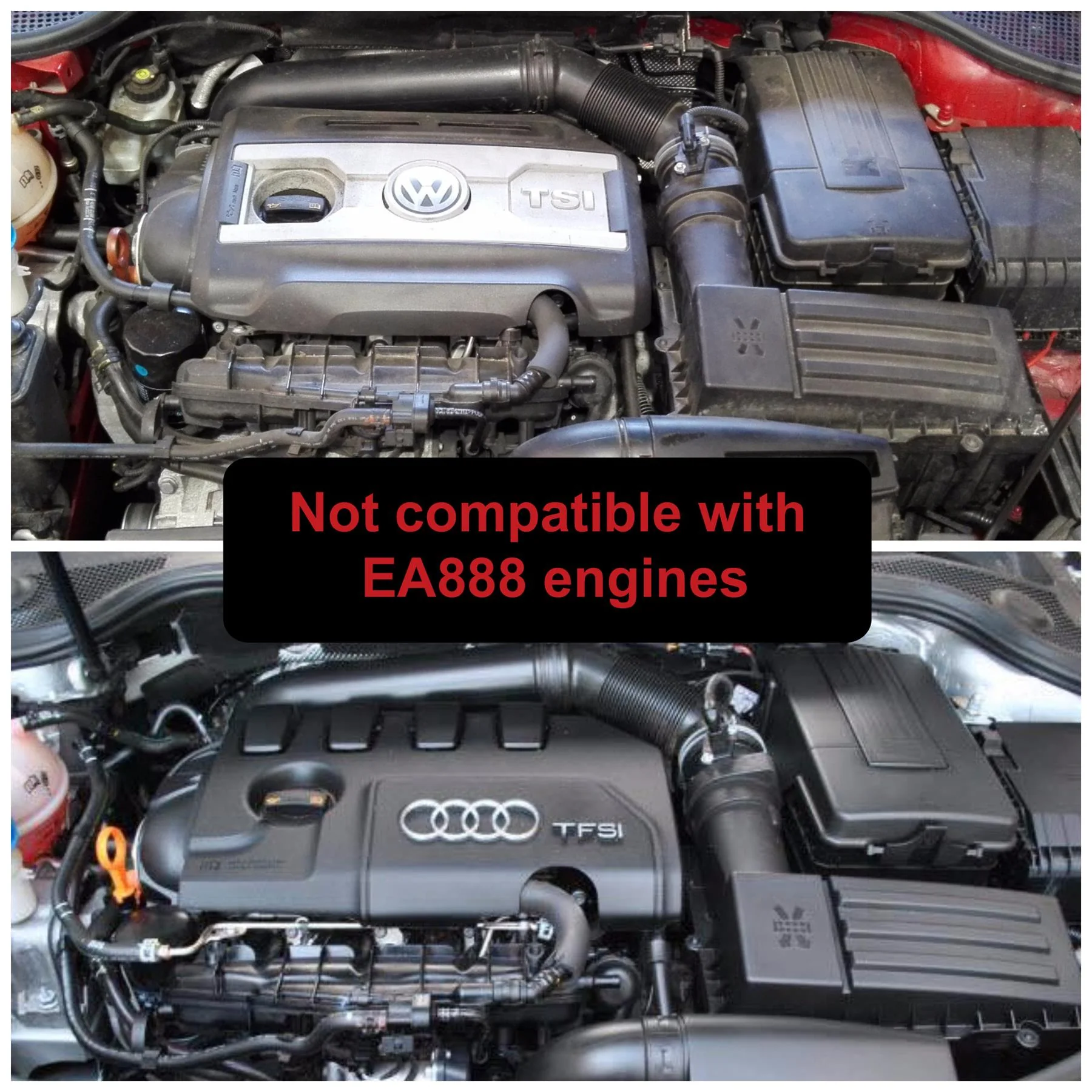 Oversized Performance Foam Induction Kit for VW Audi Seat 2.0 TFSI - Image 10