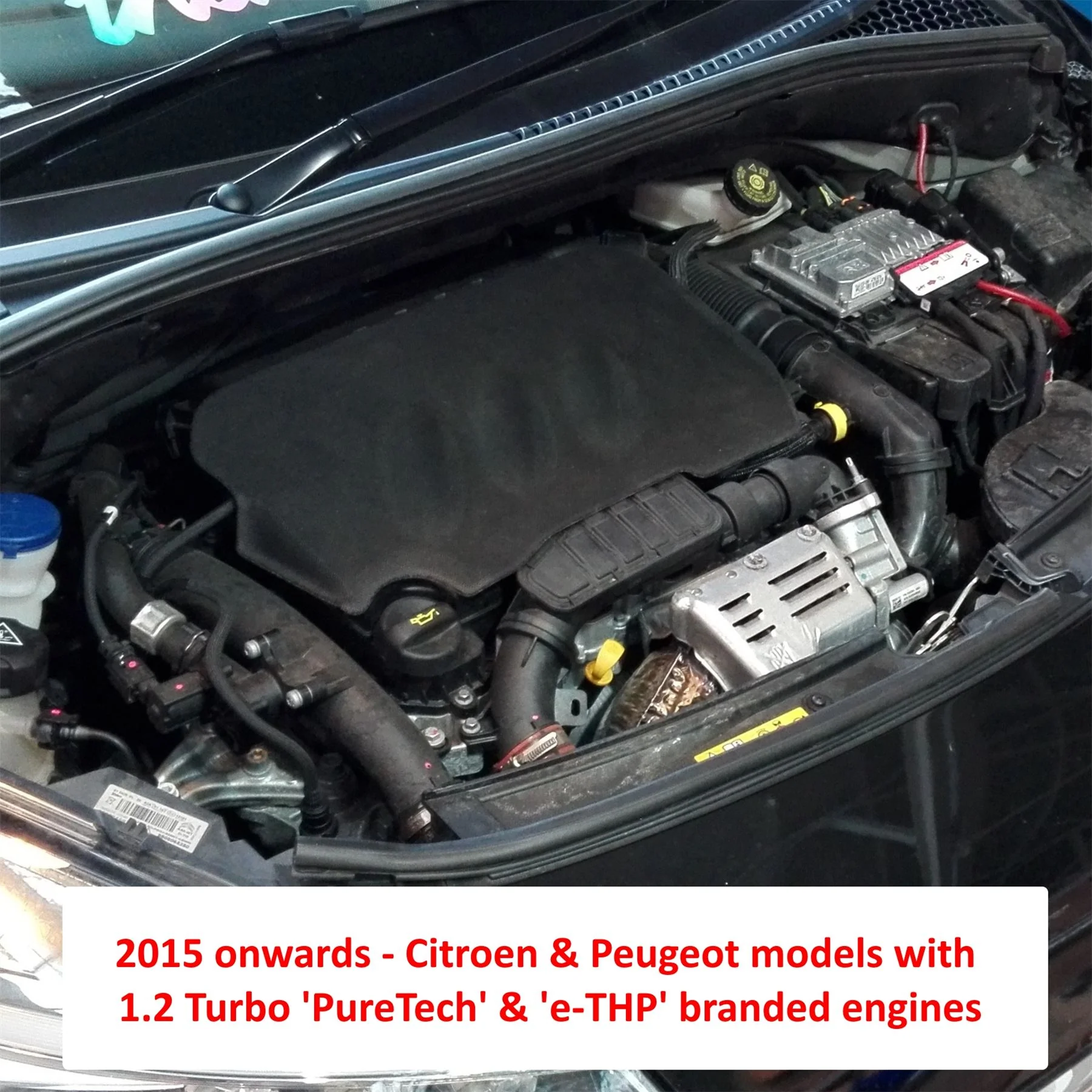Performance Foam Induction Kit for 1.2 THP & VTI Citroen & Peugeot - Black Hose - Image 3