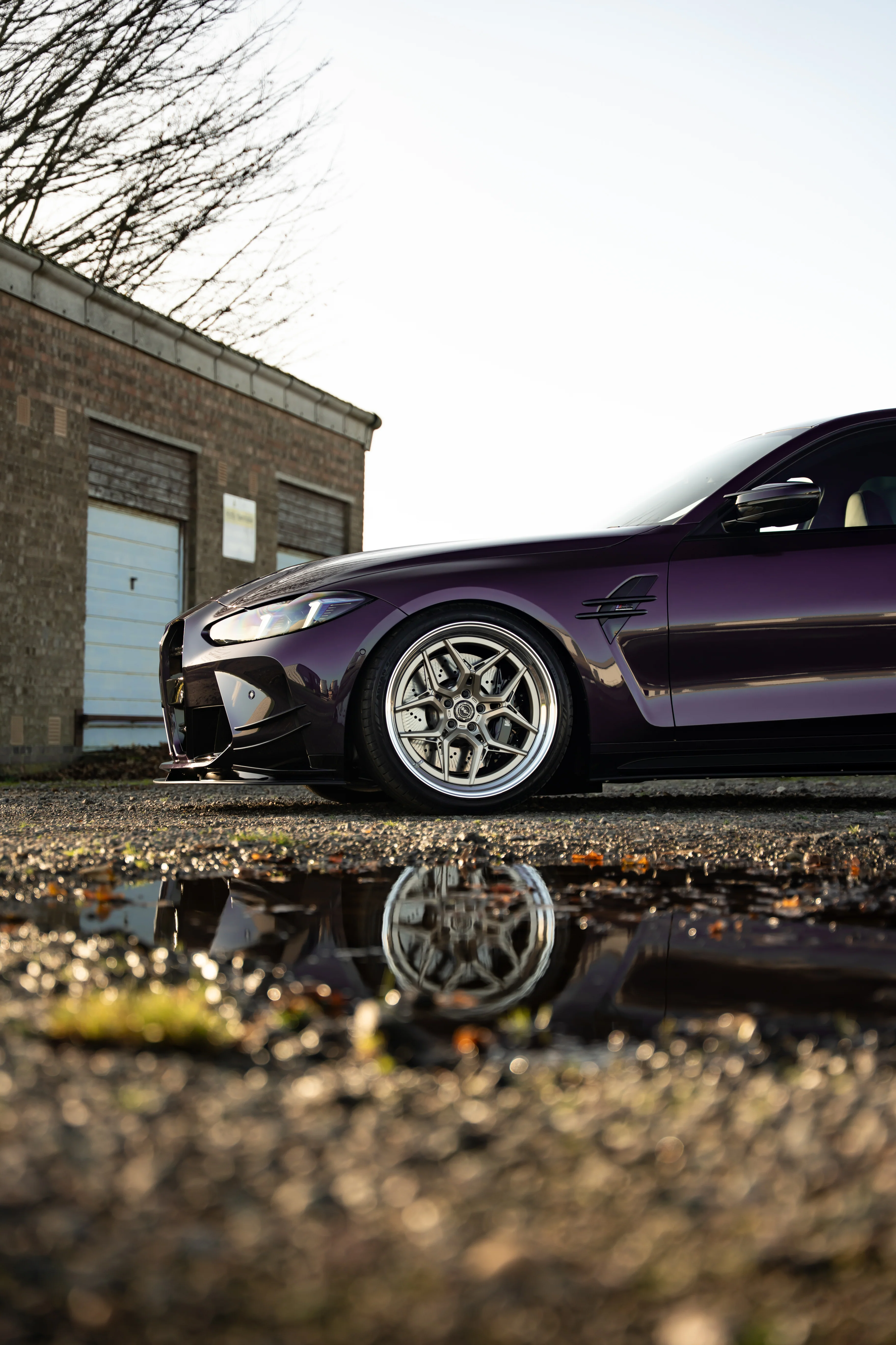 M3 G80 M-W1.2 Two-Piece Split Rim 20/21" White Gold Wheels - Image 5