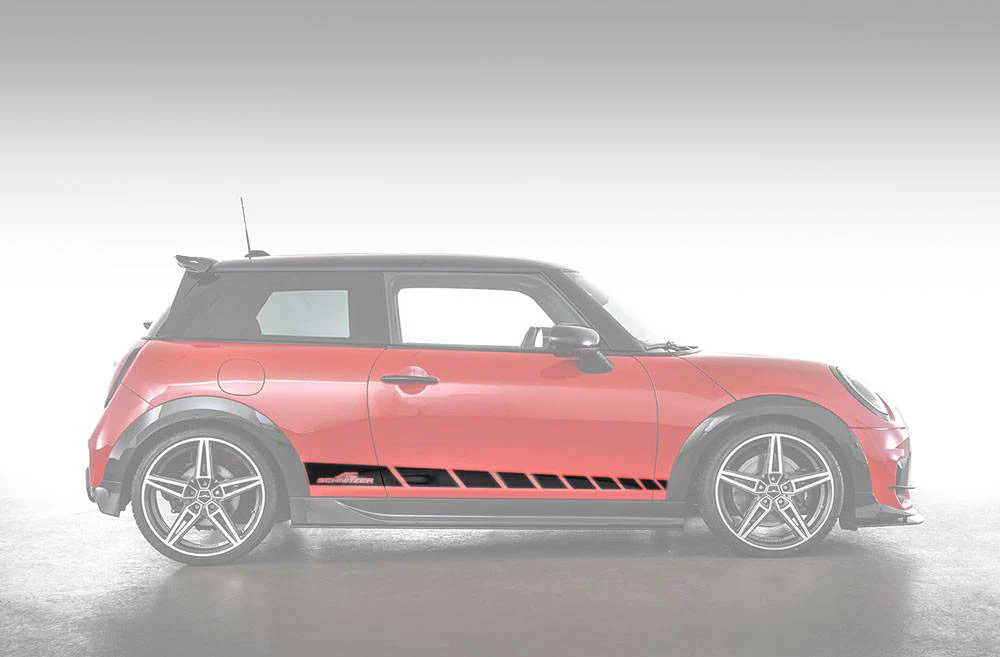 MINI F66 Cooper S / JCW AC Schnitzer Side Strip Decal Pack - Image 4