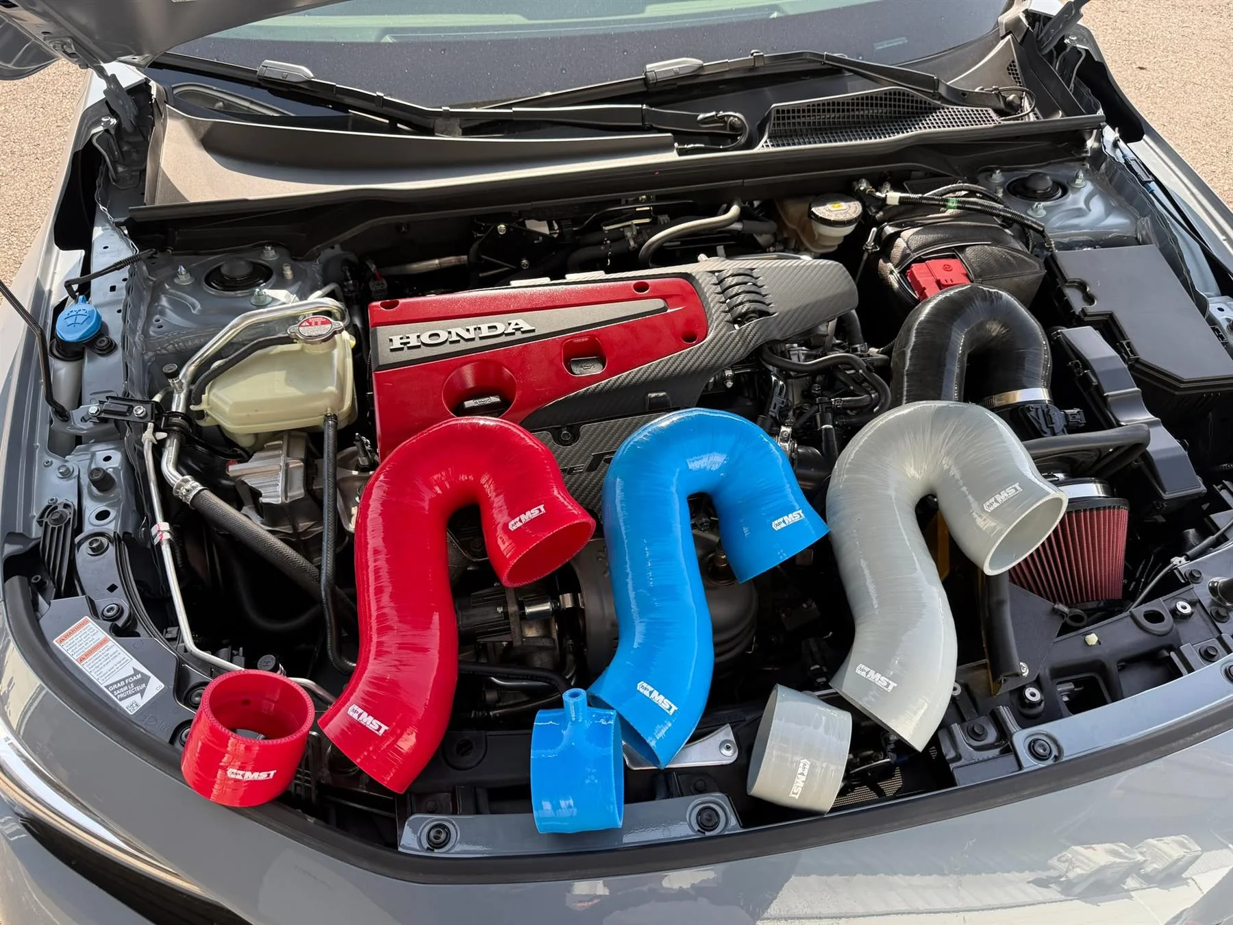 MST Performance Intake Induction Kit Air Filter Honda Civic K20 Type R FL5 Blue - Image 9