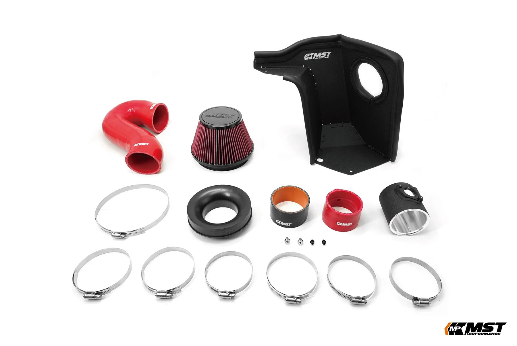MST Performance Intake Induction Kit Air Filter Honda Civic K20 Type R FL5 Red - Image 9