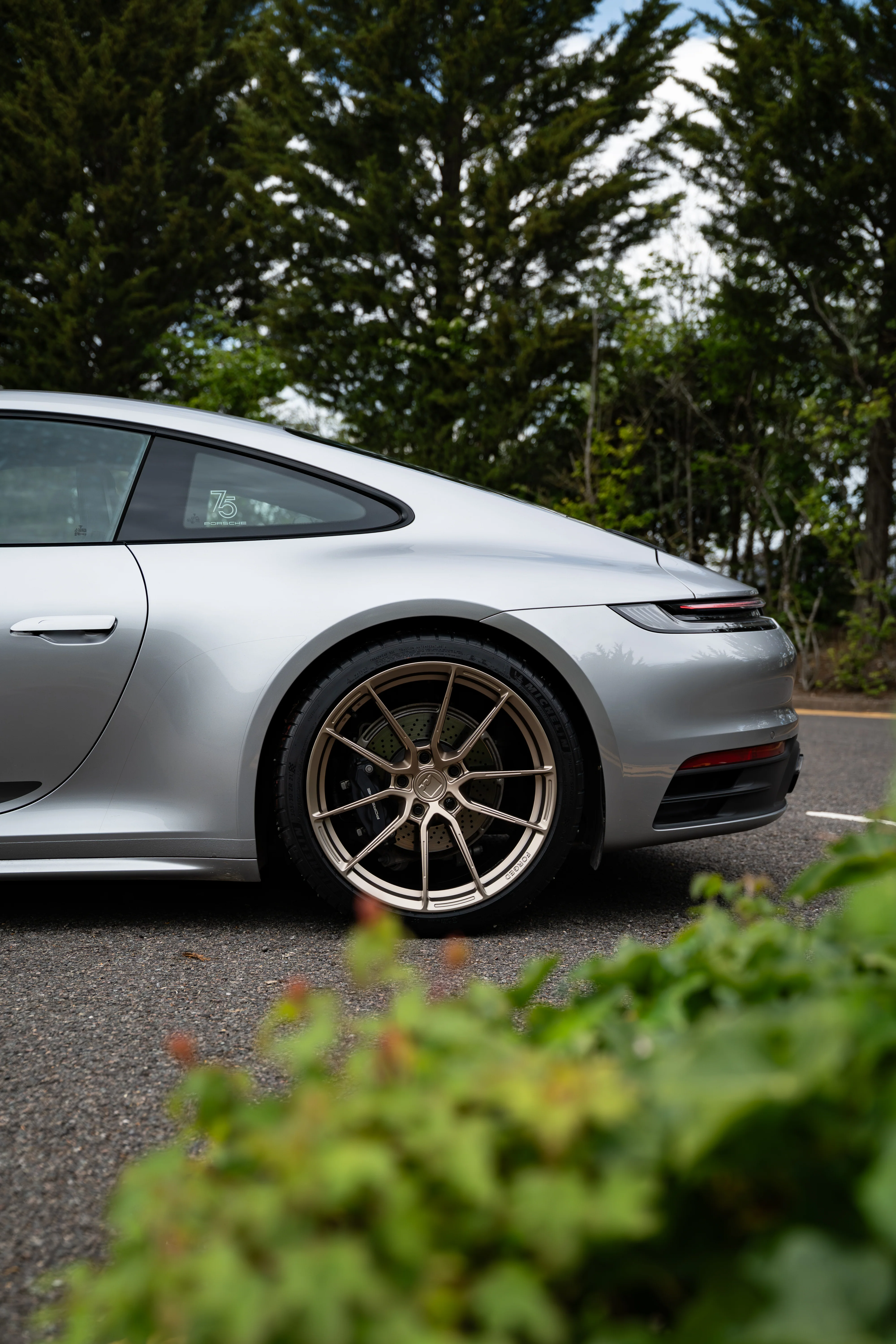 Porsche 992 Carrera And S M-W4 20/21" Neodyme Gold Forged Wheels - Image 4