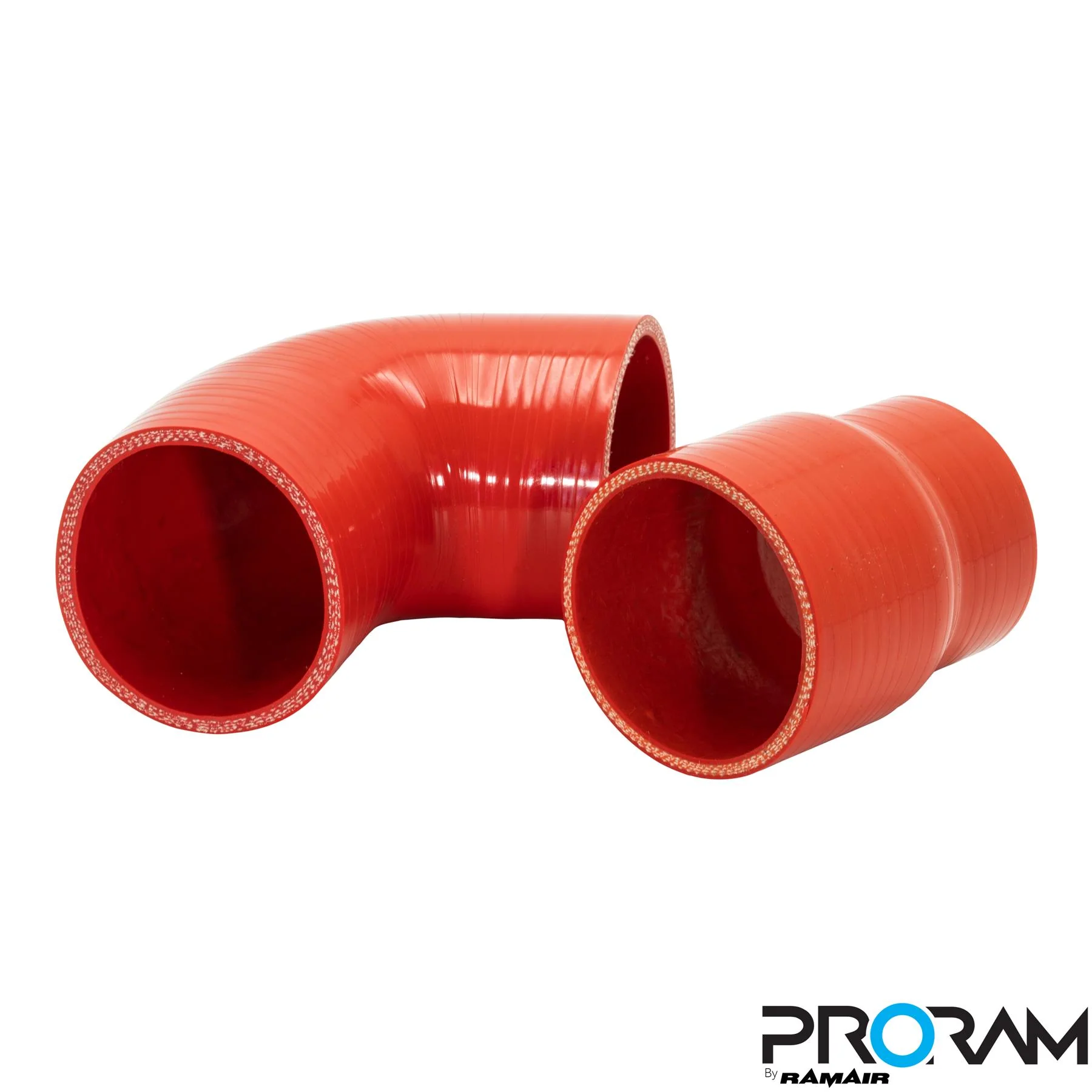 Performance Pleated Induction Kit for 2.3 Ecoboost MK3 Ford Focus RS - Red Hose - Image 3