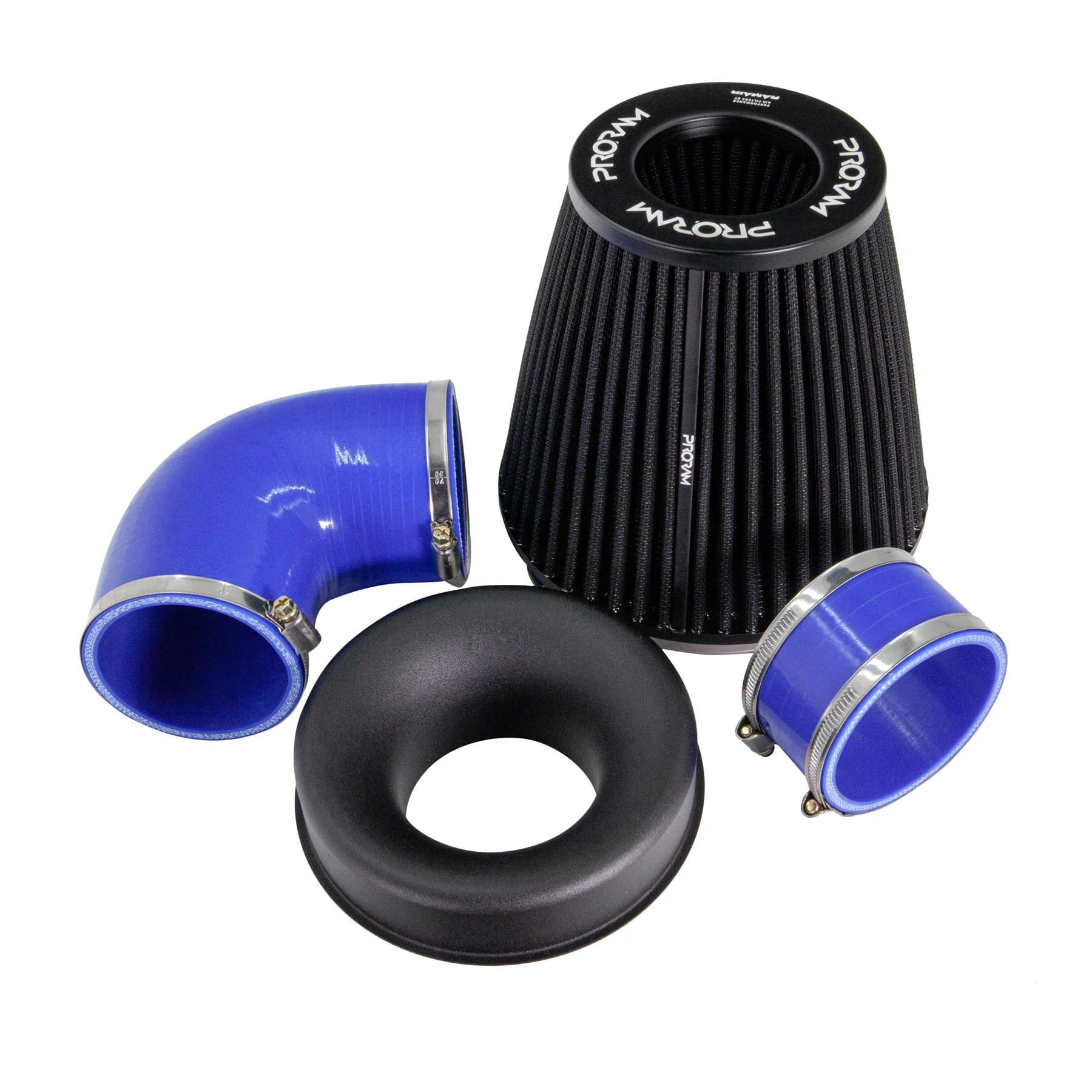 Performance Pleated Induction Kit for MK2 Focus ST - Blue Hoses - Image 3