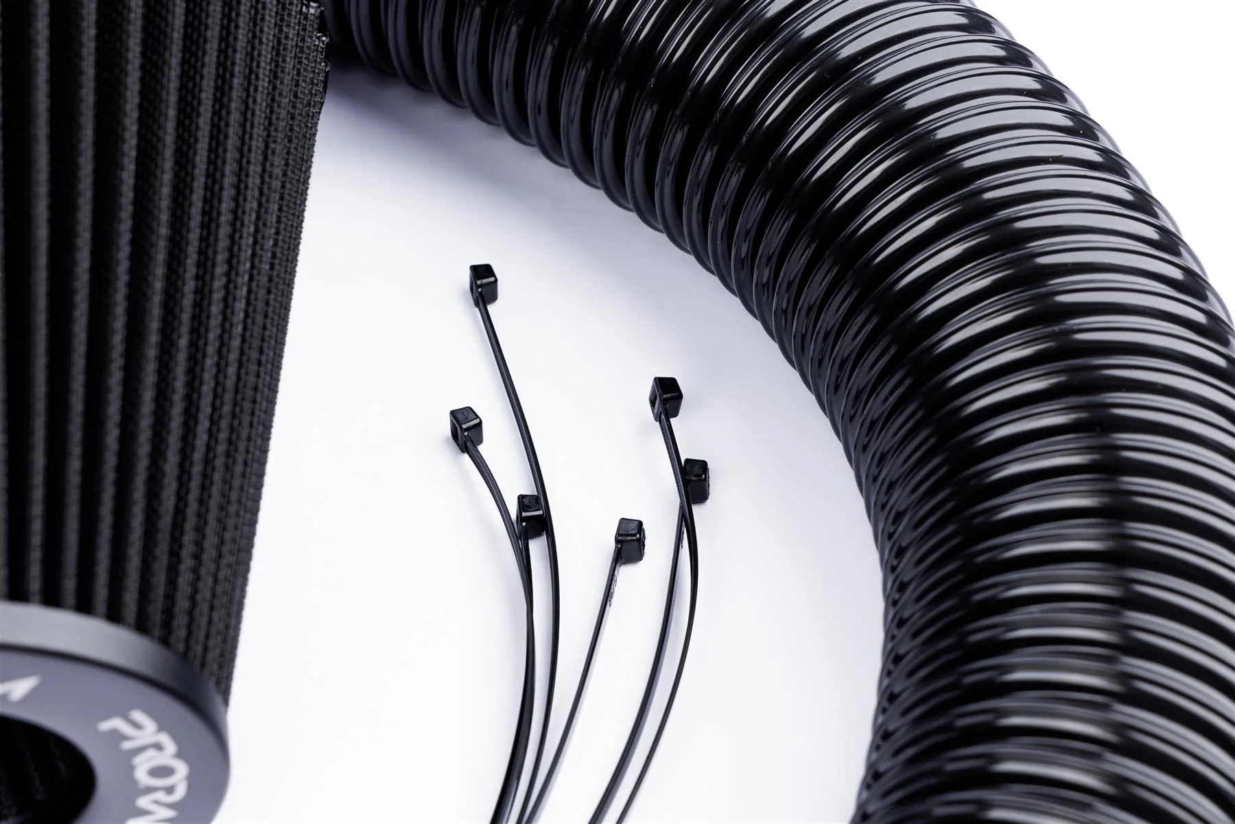 Performance Pleated Induction Kit for VW MK5 Golf R32 3.2 V6 - Blue Hoses - Image 4