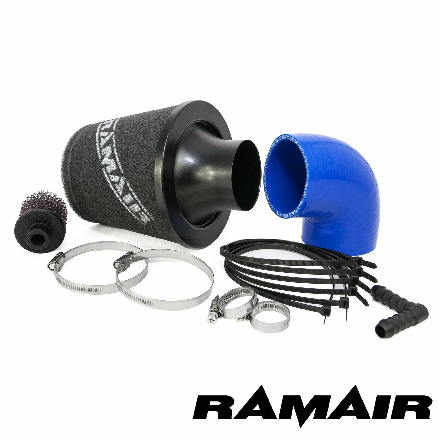 Performance Foam Induction Kit for Ford Fiesta ST150 MK5 - Blue Hose - Image 2