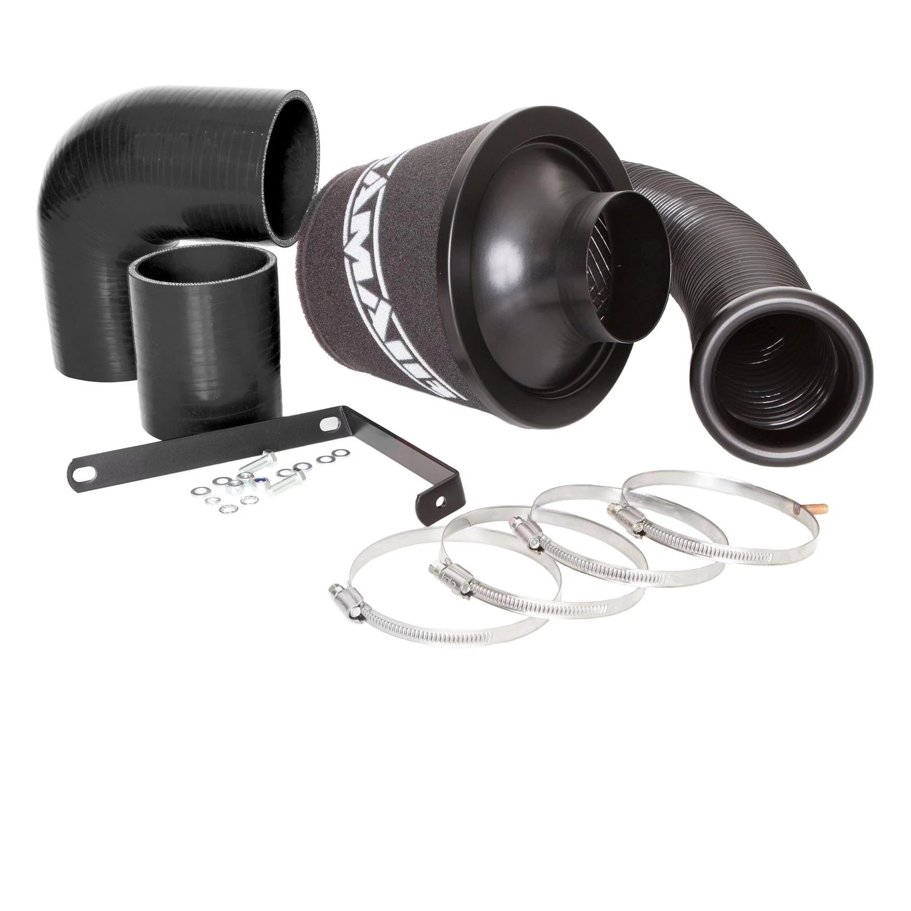 Performance Foam Induction Kit for VW MK5 Golf R32 3.2 V6 - Black Hoses